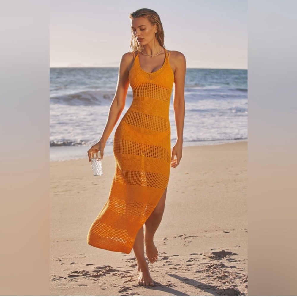 L Space Crochet Maxi Dress